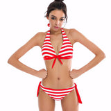 Striped Bikini Set